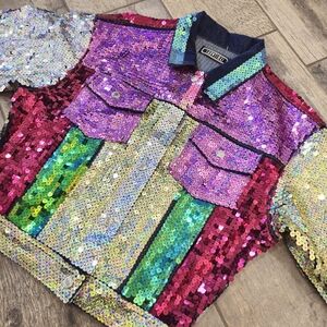 Colorful Sequin Jacket
